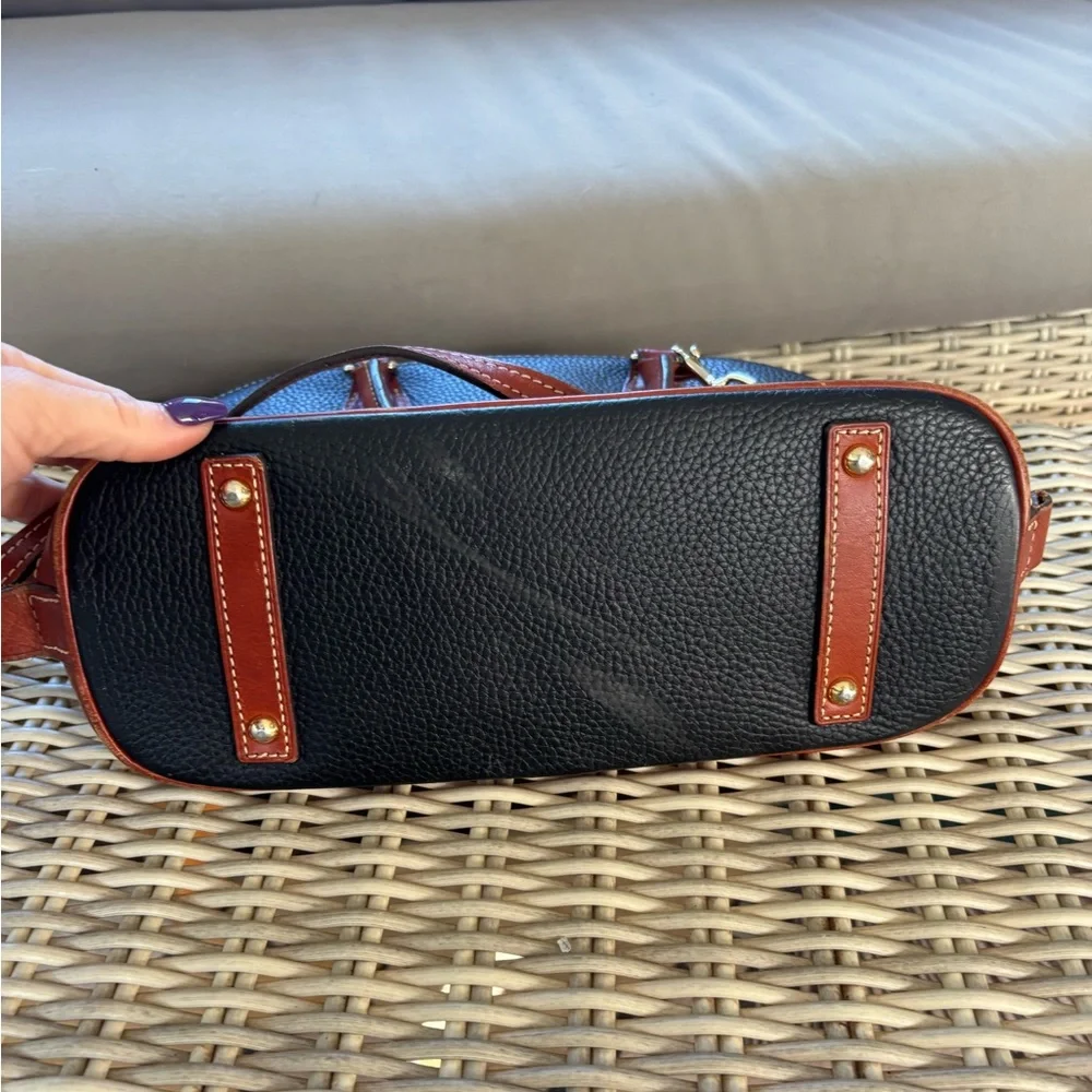 Dooney and Bourke Pebble Leather‎ Zip Top Satchel